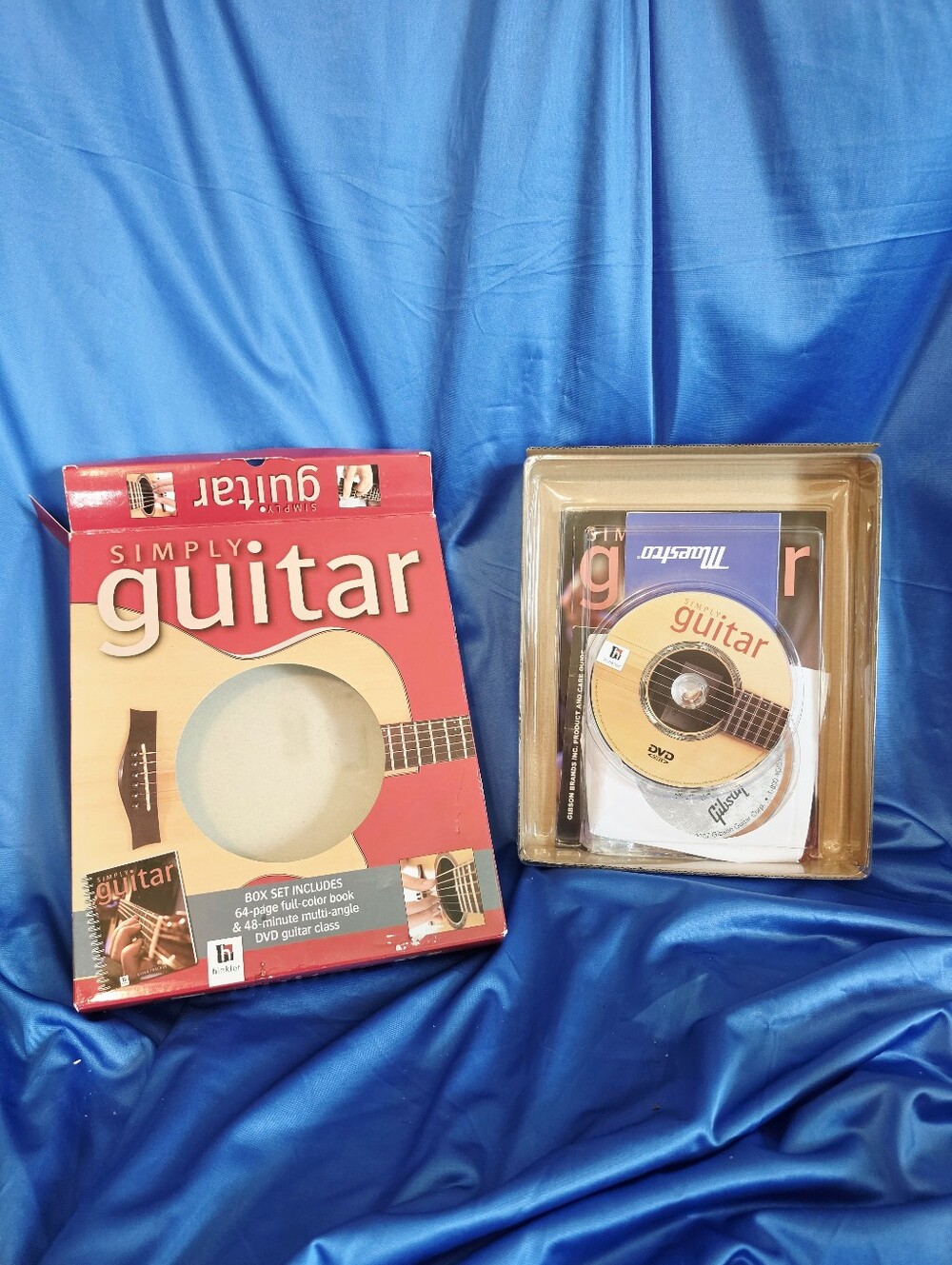 Simply Guitar Box Set 64 Page Book & 48 Minute DVD Guitar Class NWOT